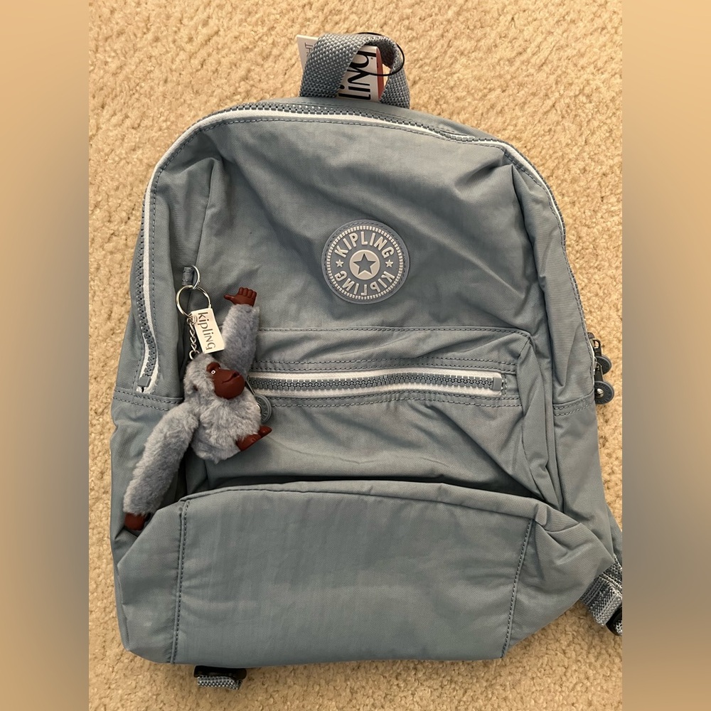 Kipling Light Blue Backpack